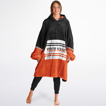 Black/Orange/White Everyday Reversible