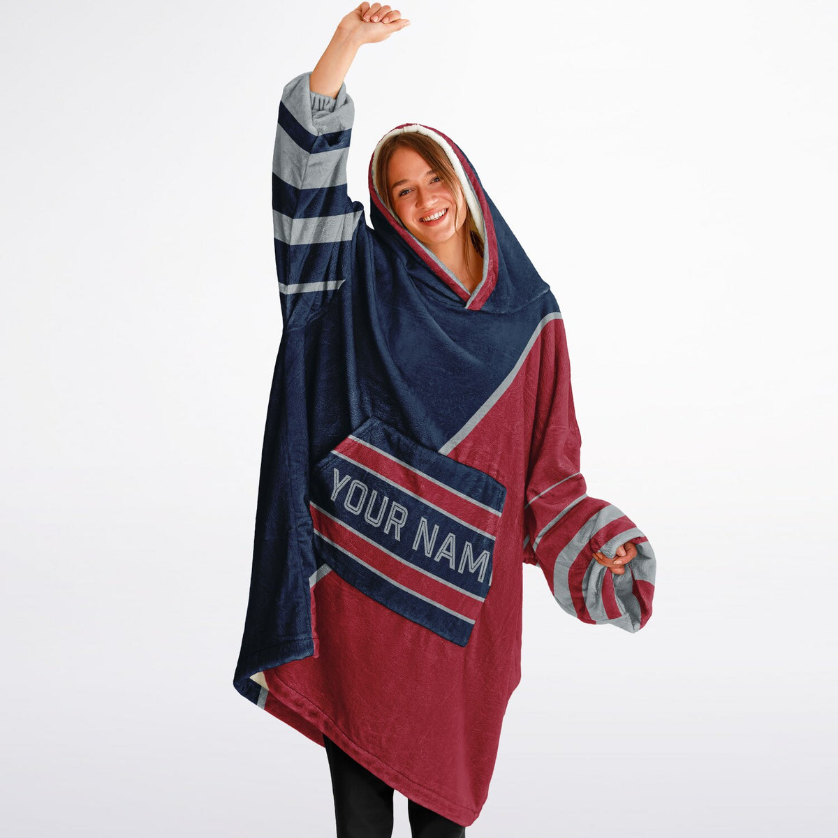 Navy/Red/Silver Split Decision