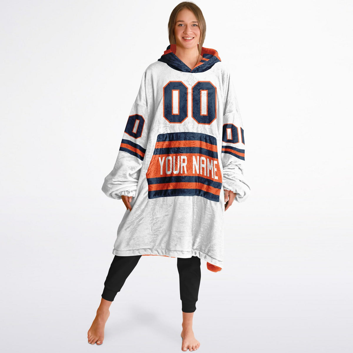 Orange/Navy Superfan Reversible