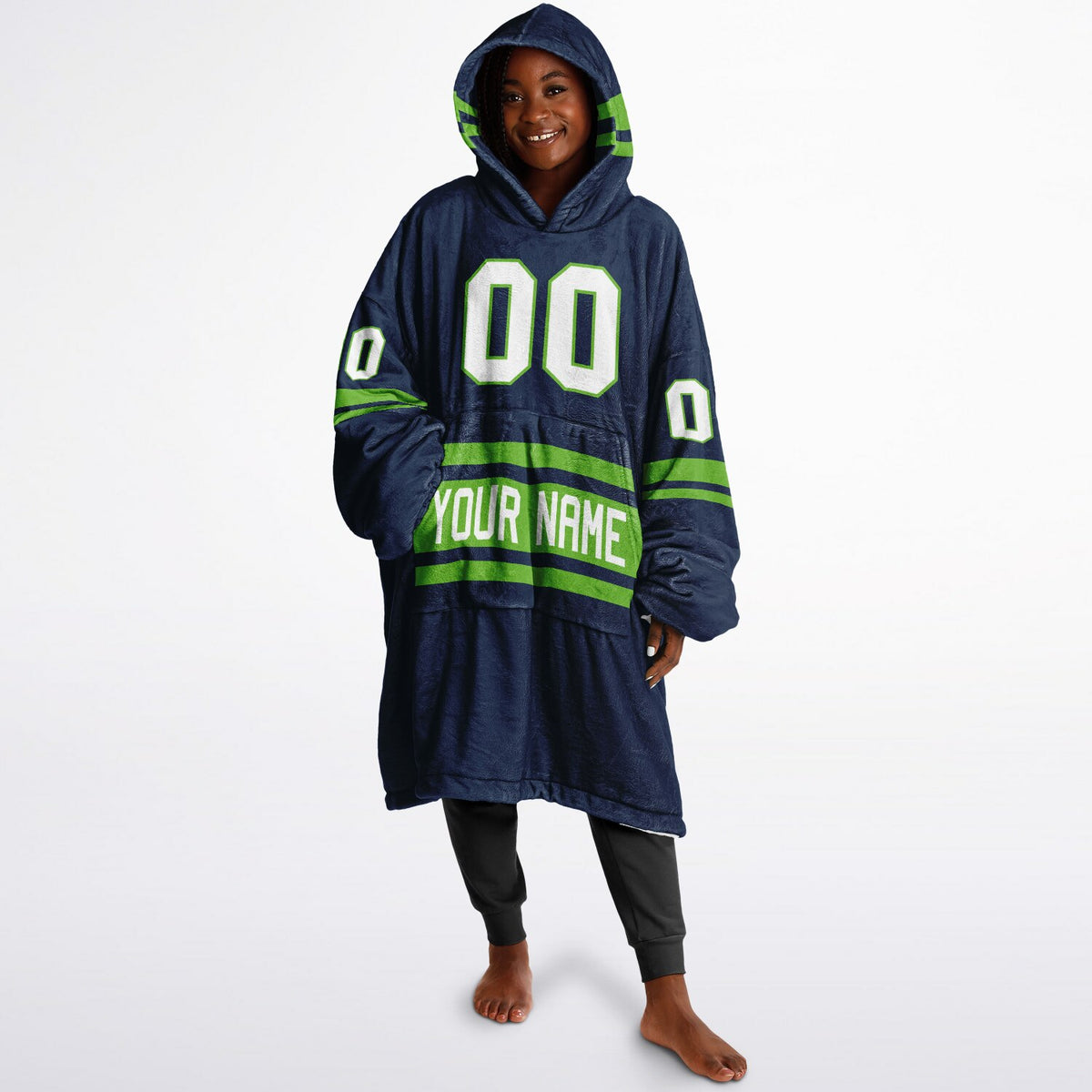 Navy/Green Superfan Reversible