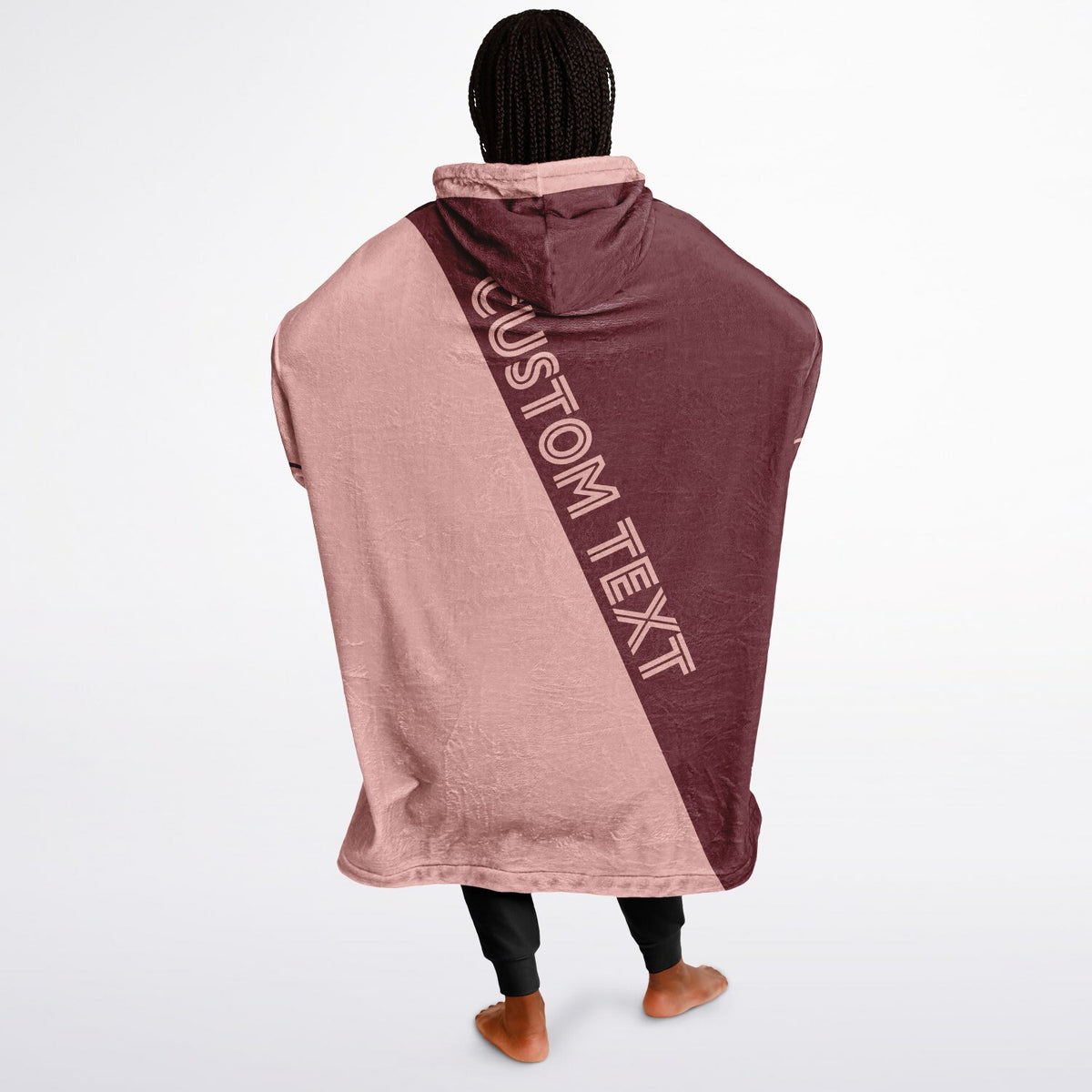 Burgundy & Blush Pink Split Decision