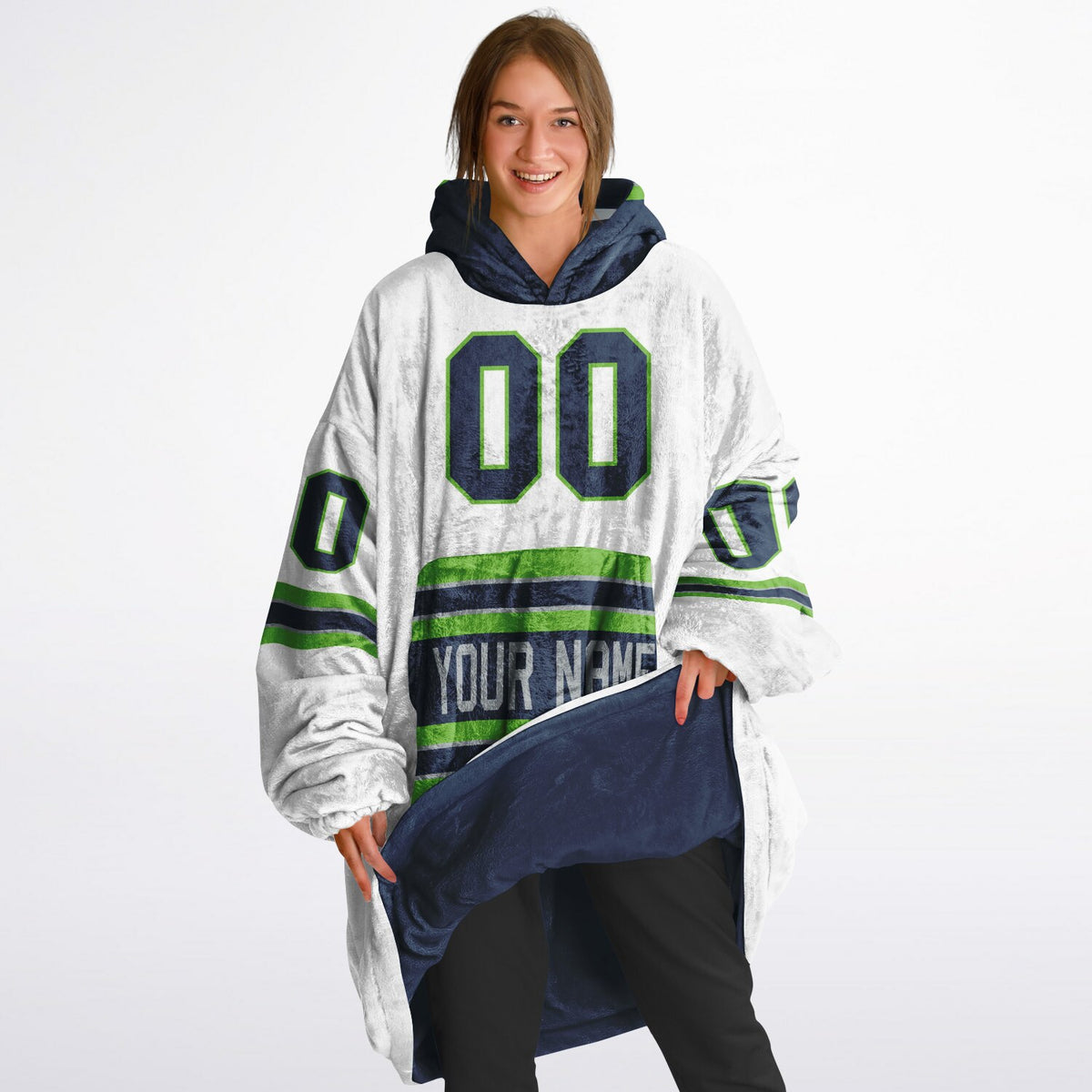 Navy/Green/Gray Superfan Reversible