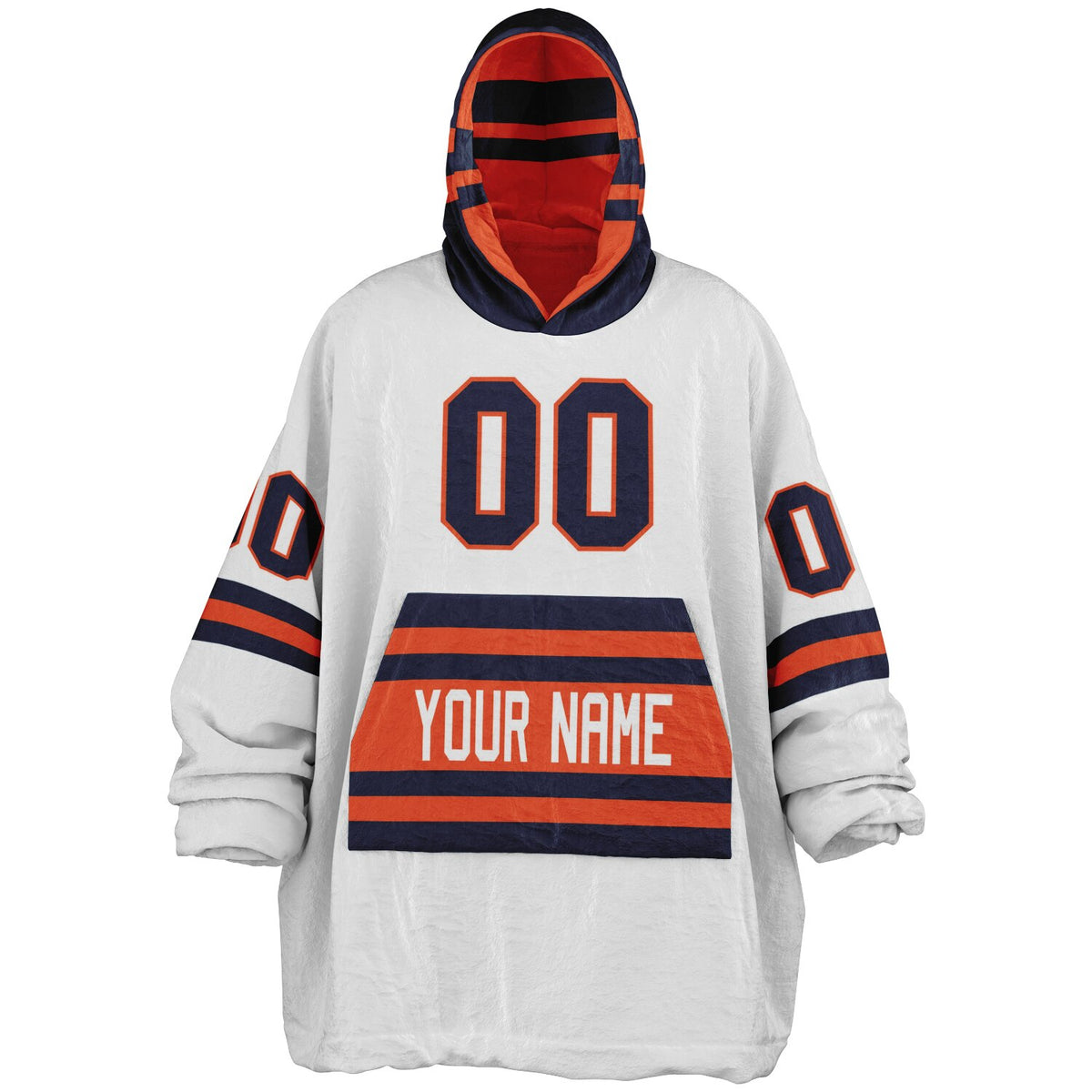 Orange/Navy Superfan Reversible