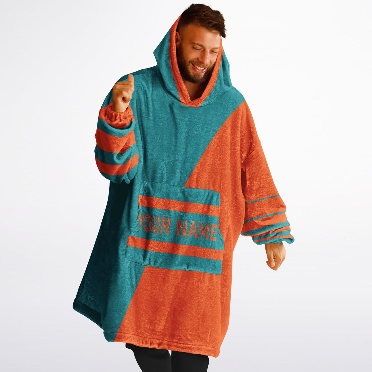 Teal & Orange Split Decision