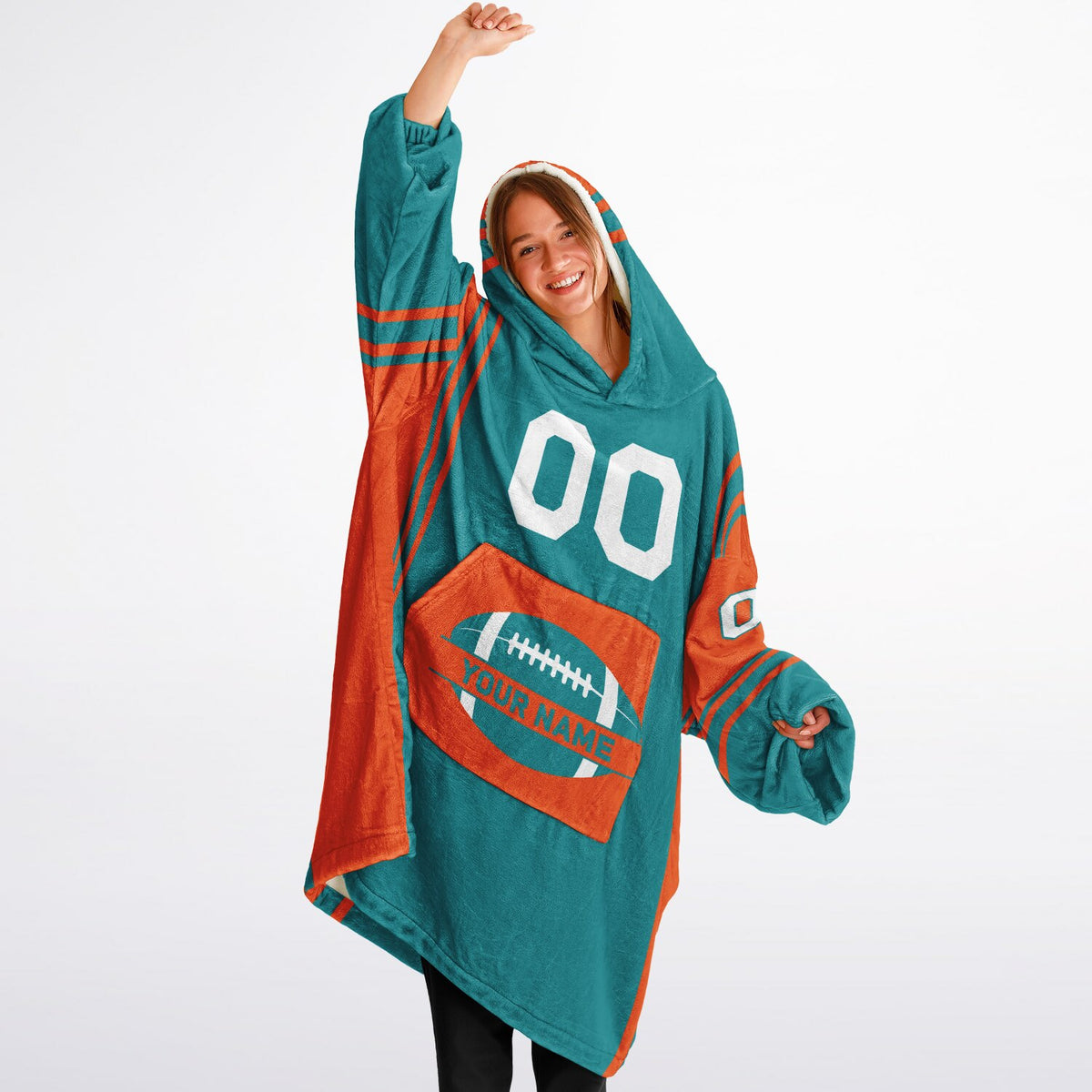 Aqua & Orange Bold