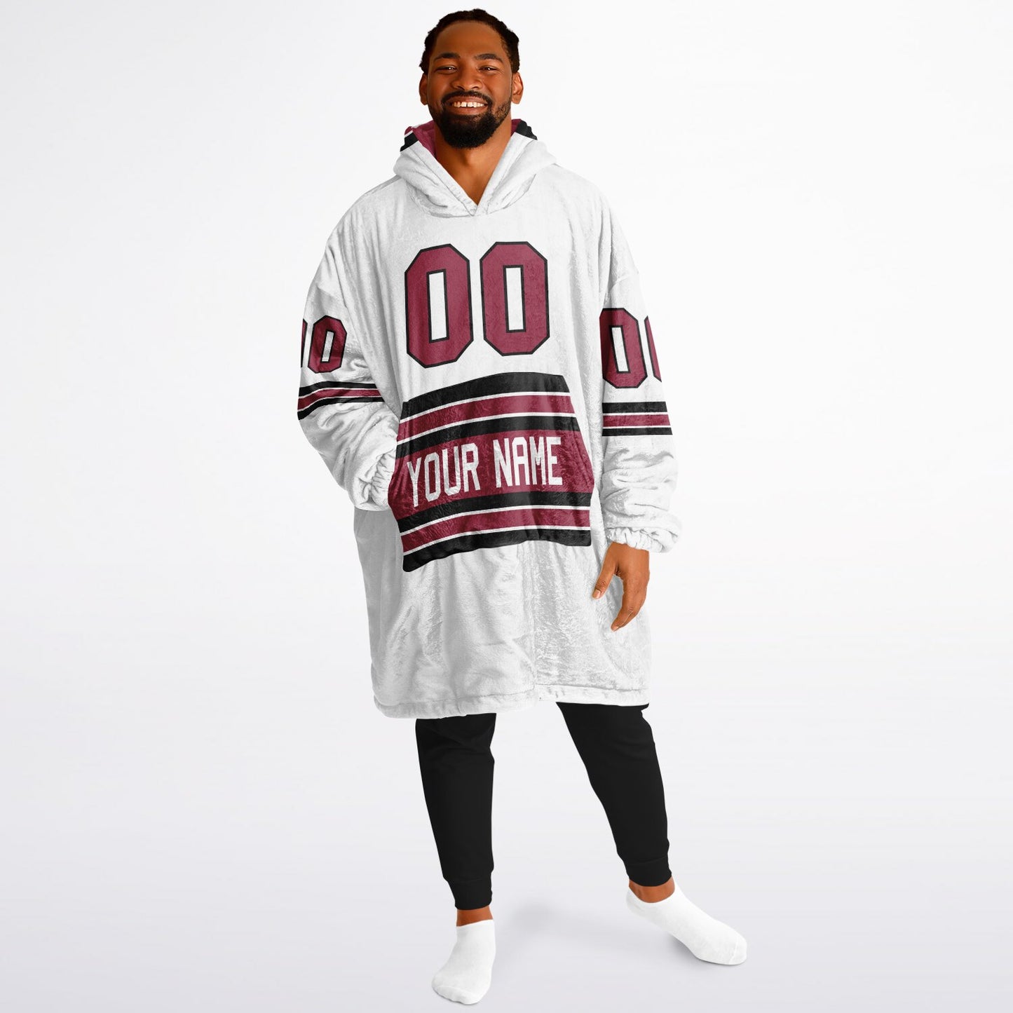Cardinal Red/Black/White Superfan Reversible