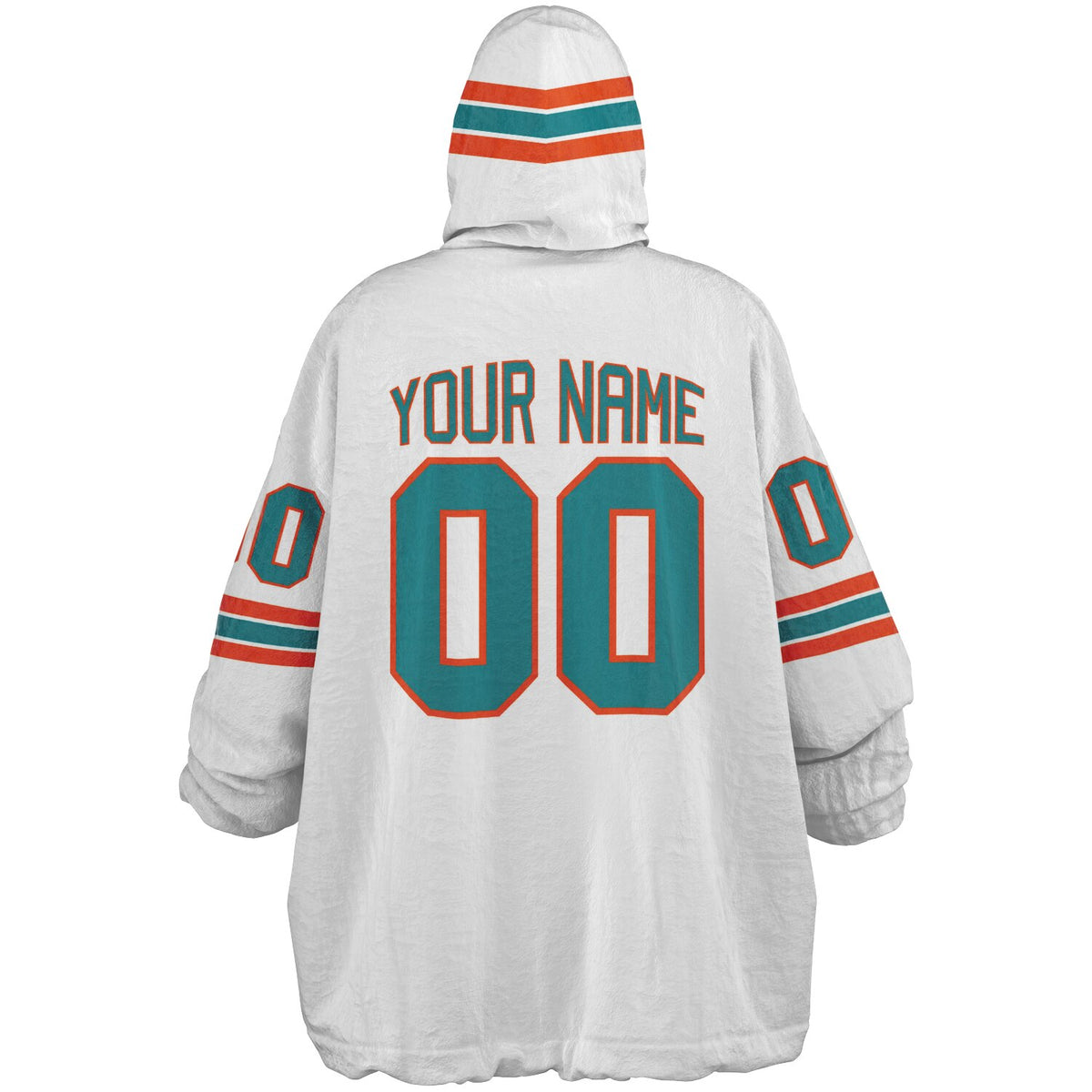 Aqua/Orange/White Superfan Reversible