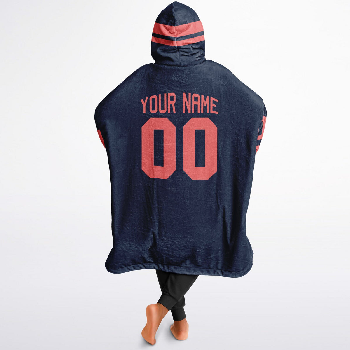 Navy & Electric Coral Superfan Reversible