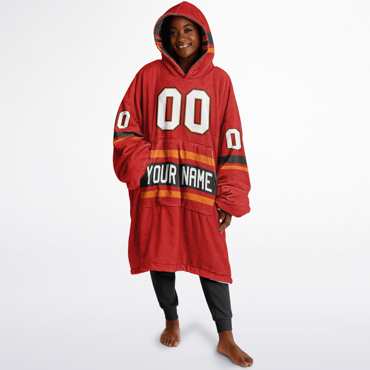 Red/Pewter/Orange Superfan Reversible