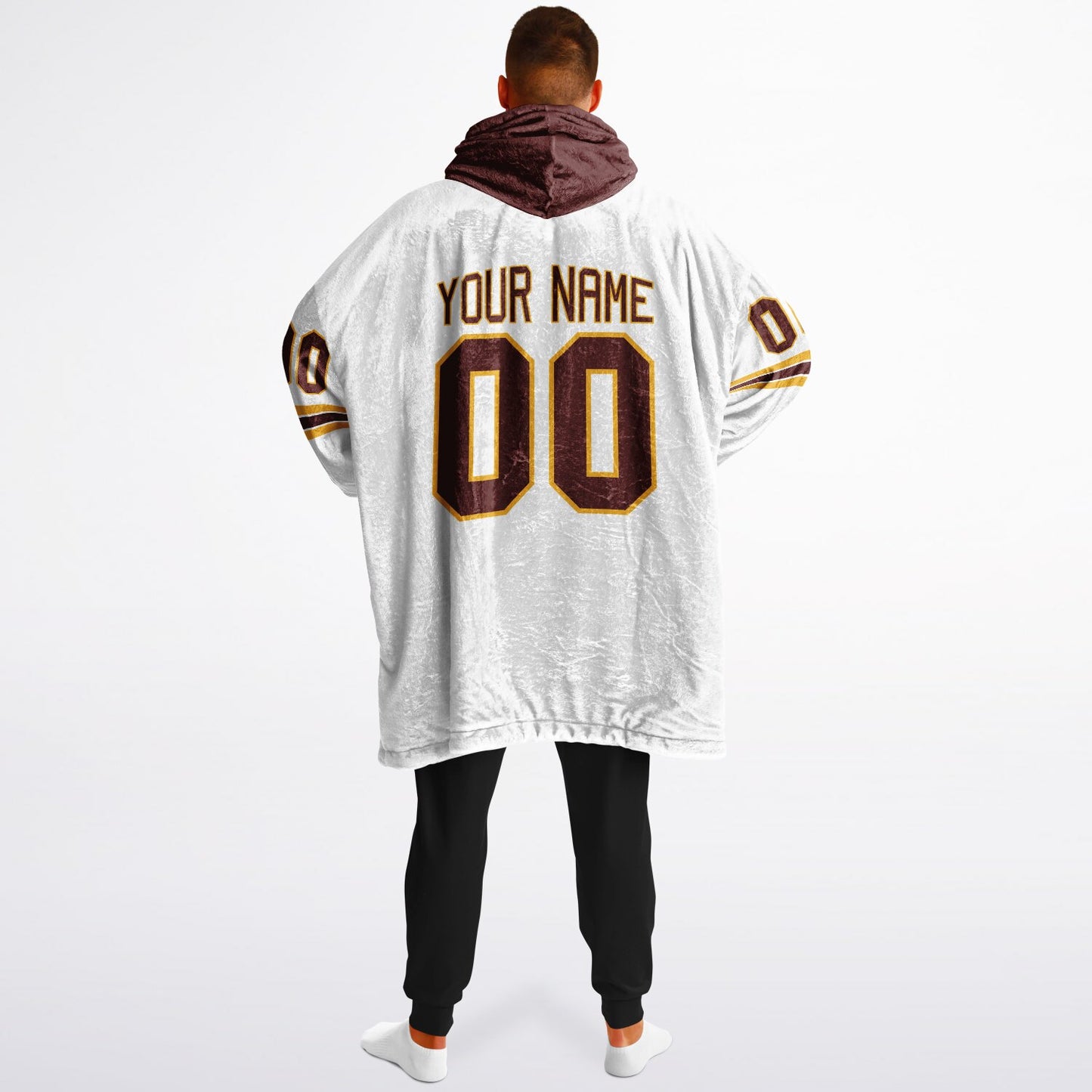 Burgundy/Gold/White Superfan Reversible