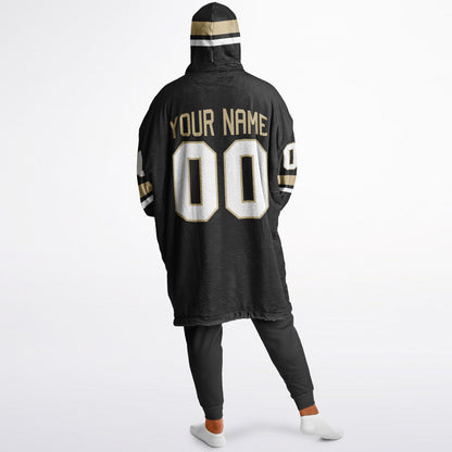Black/Old Gold/White Superfan Reversible