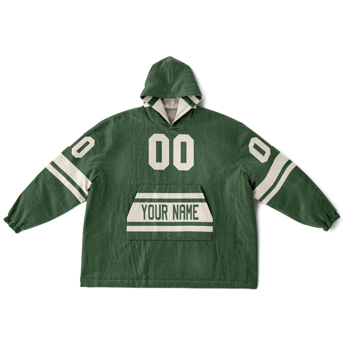 Forest Green & Cream Superfan Reversible