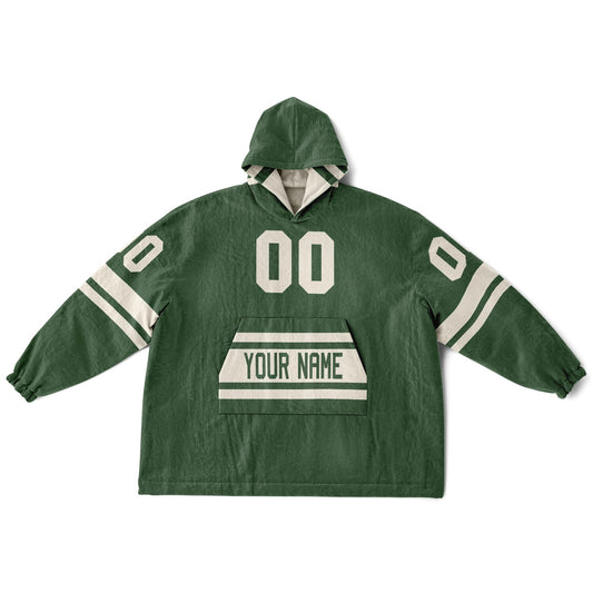 Forest Green & Cream Superfan Reversible