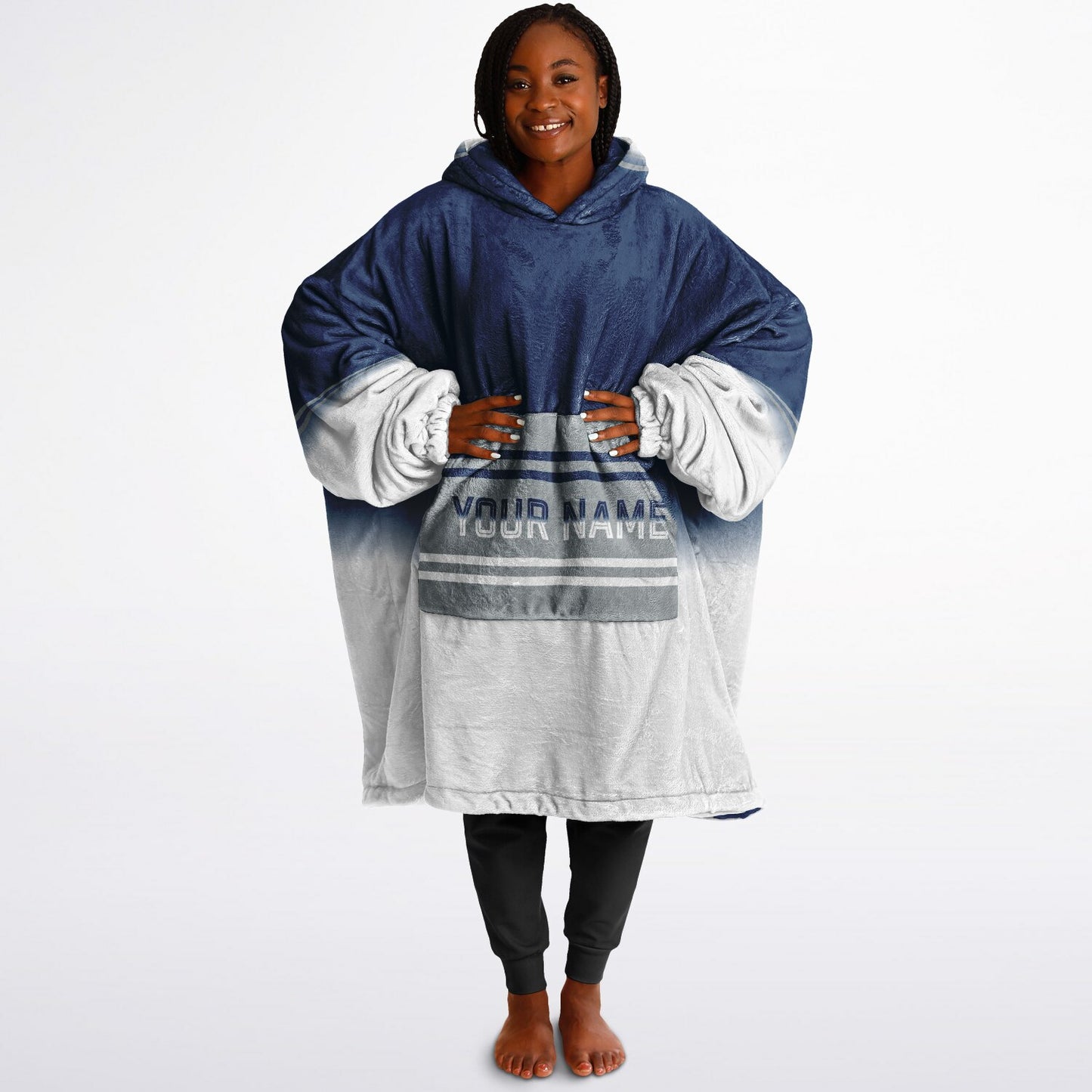 Blue/White/Gray Everyday Reversible