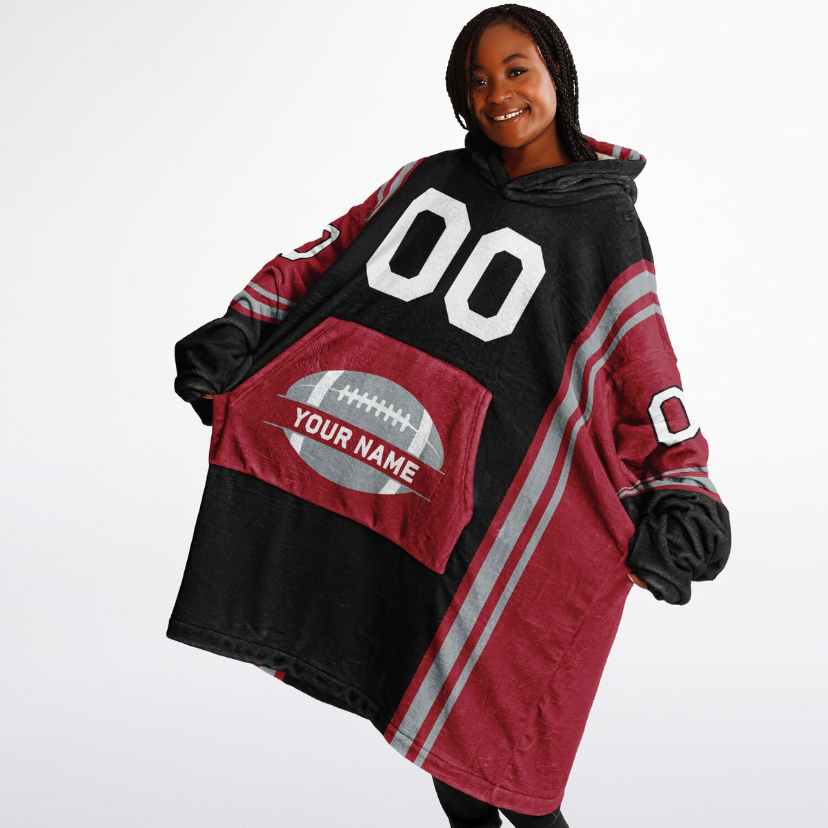 Black/Red/Silver Bold