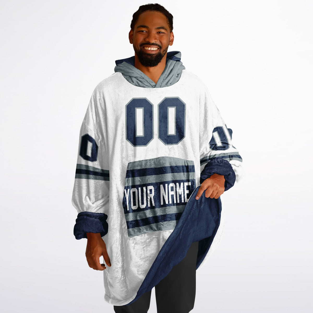 Navy/Silver Superfan Reversible