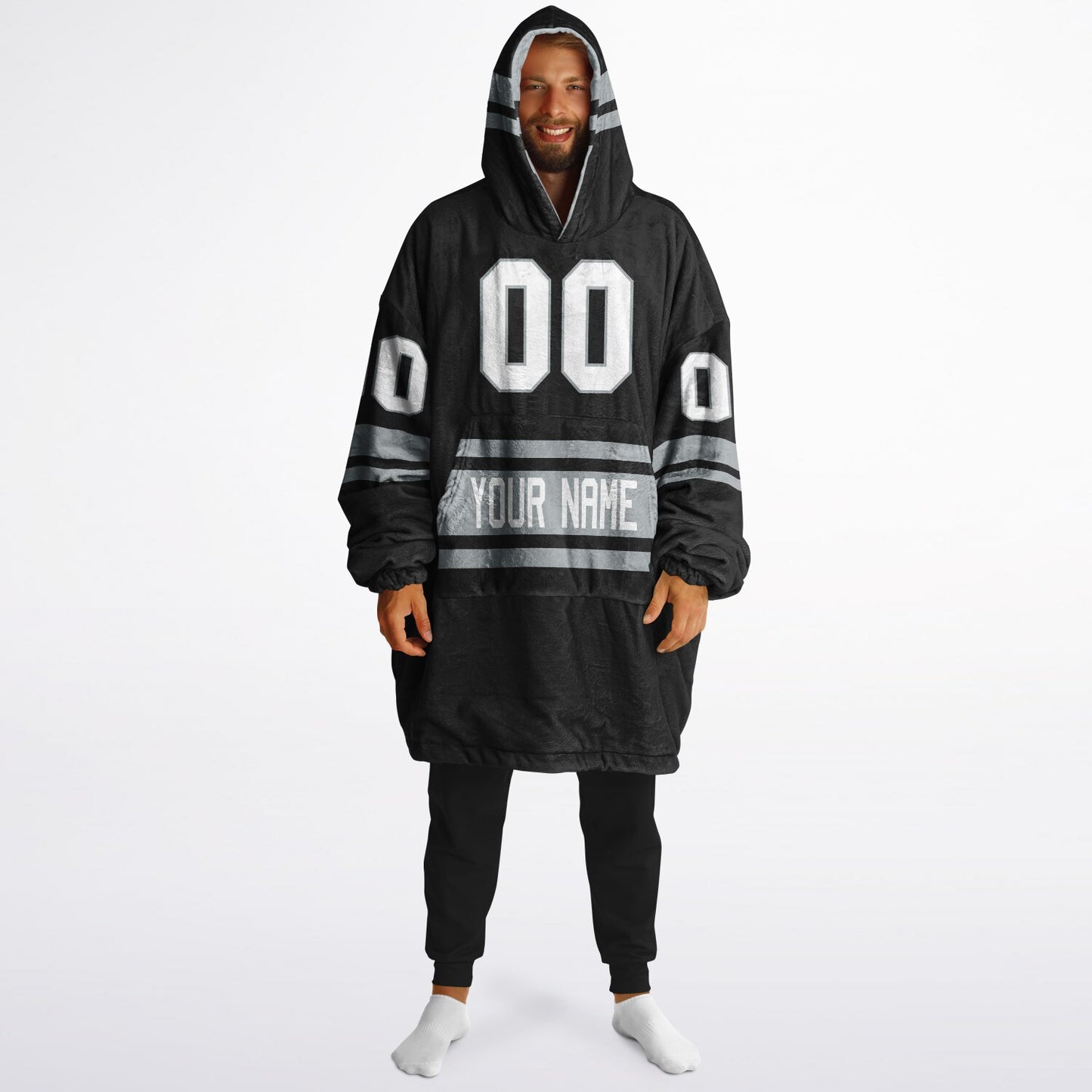 Black/Silver Superfan Reversible