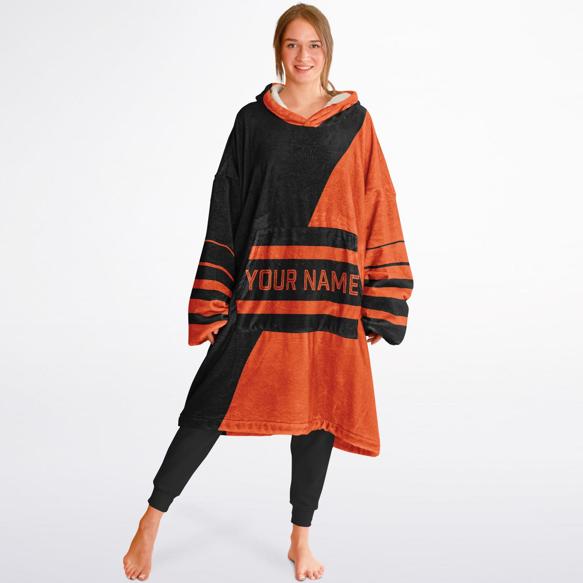 Black & Orange Split Decision