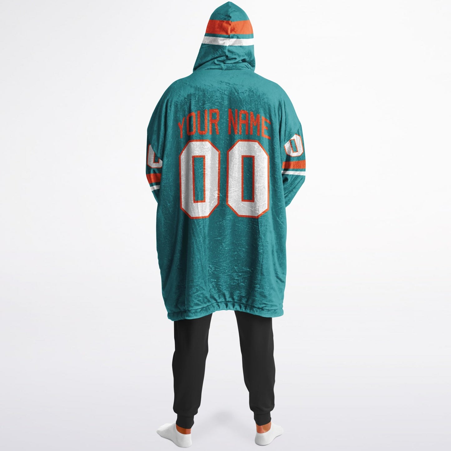 Aqua/Orange/White Superfan Reversible