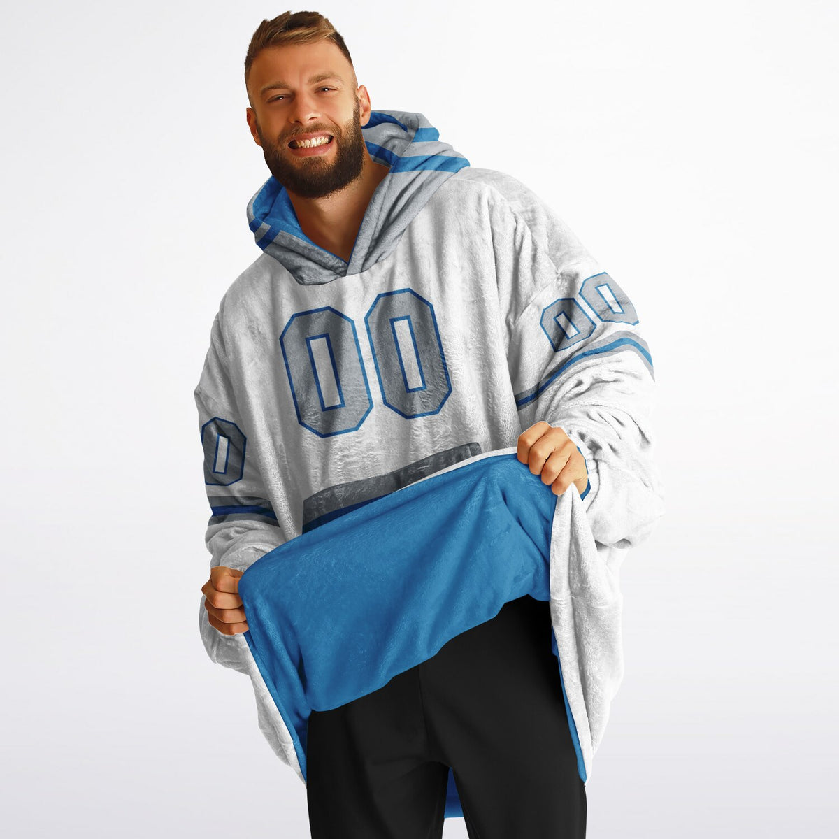Blue/Silver Superfan Reversible