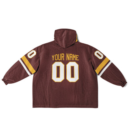 Burgundy/Gold/White Superfan Reversible