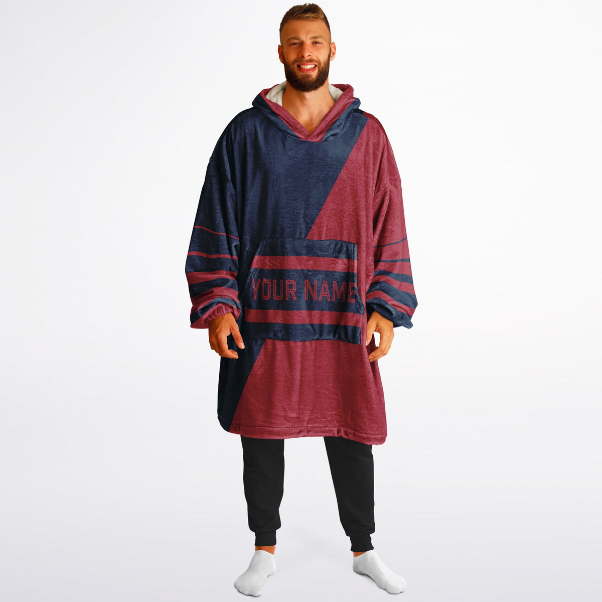 Navy & Red Split Decision