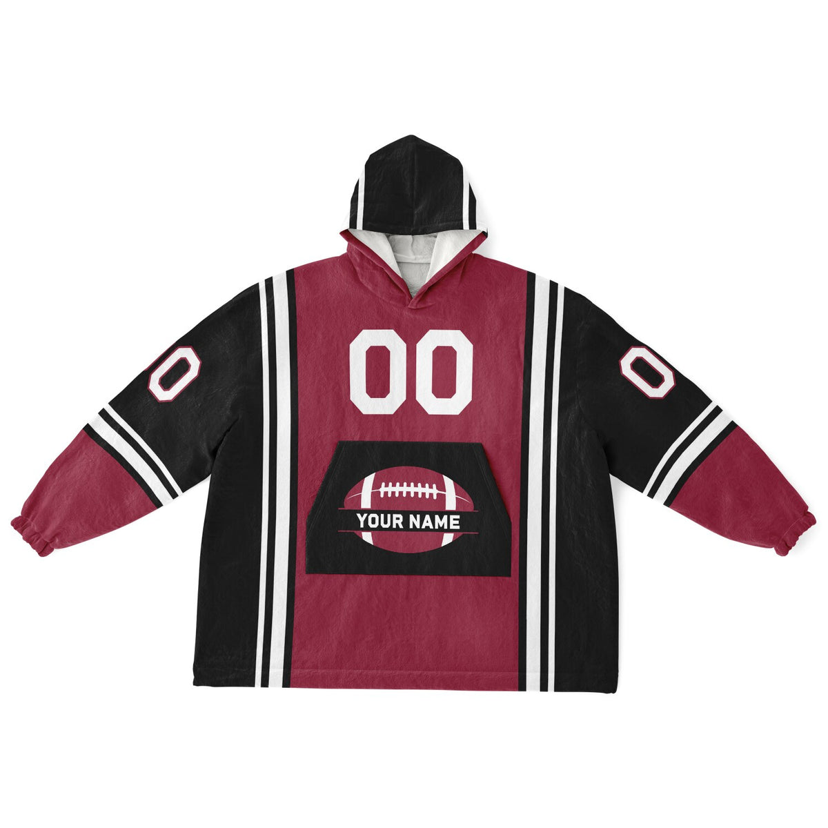 Crimson/Black/White Bold