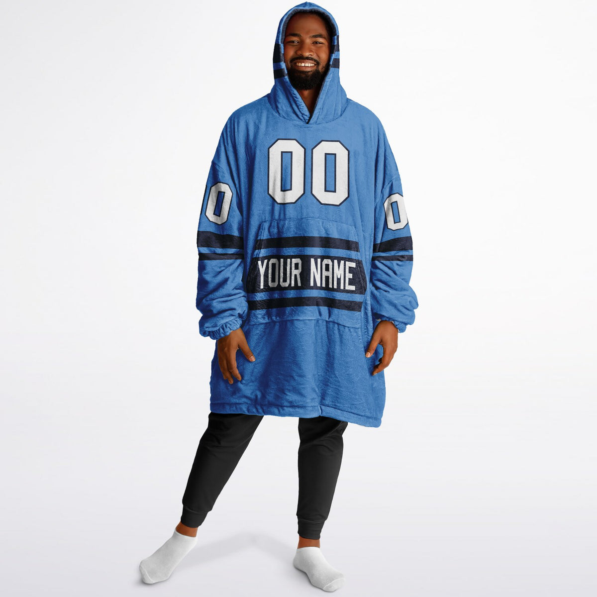 Light Blue/Navy Superfan Reversible