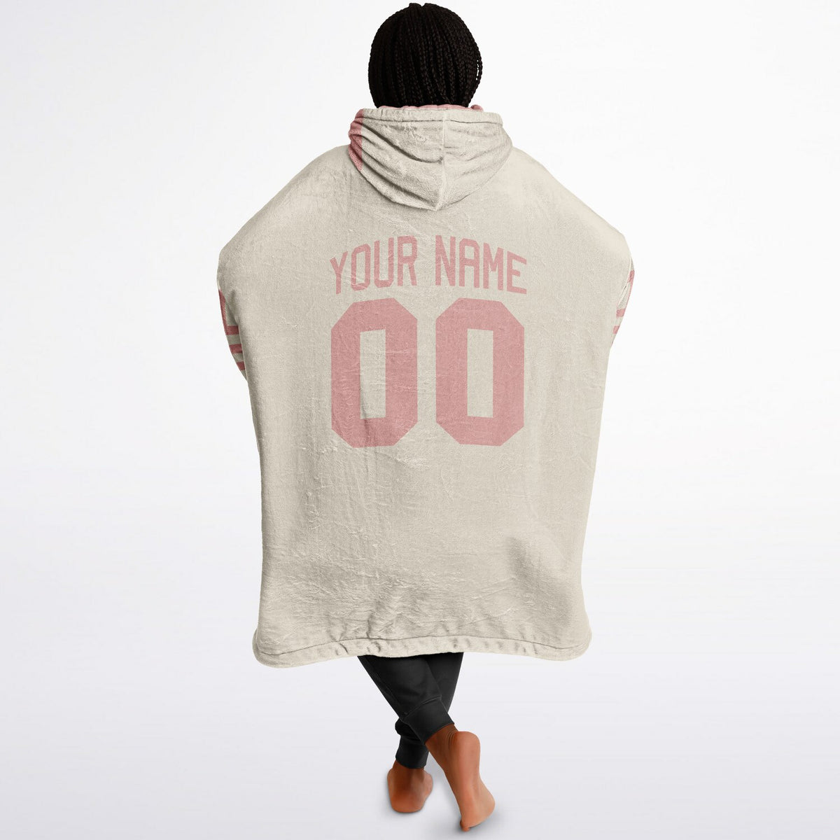 Blush Pink & Cream Superfan Reversible