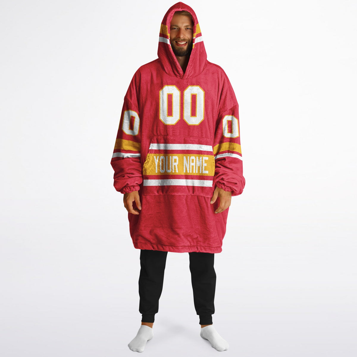 Red/Gold/White Superfan Reversible