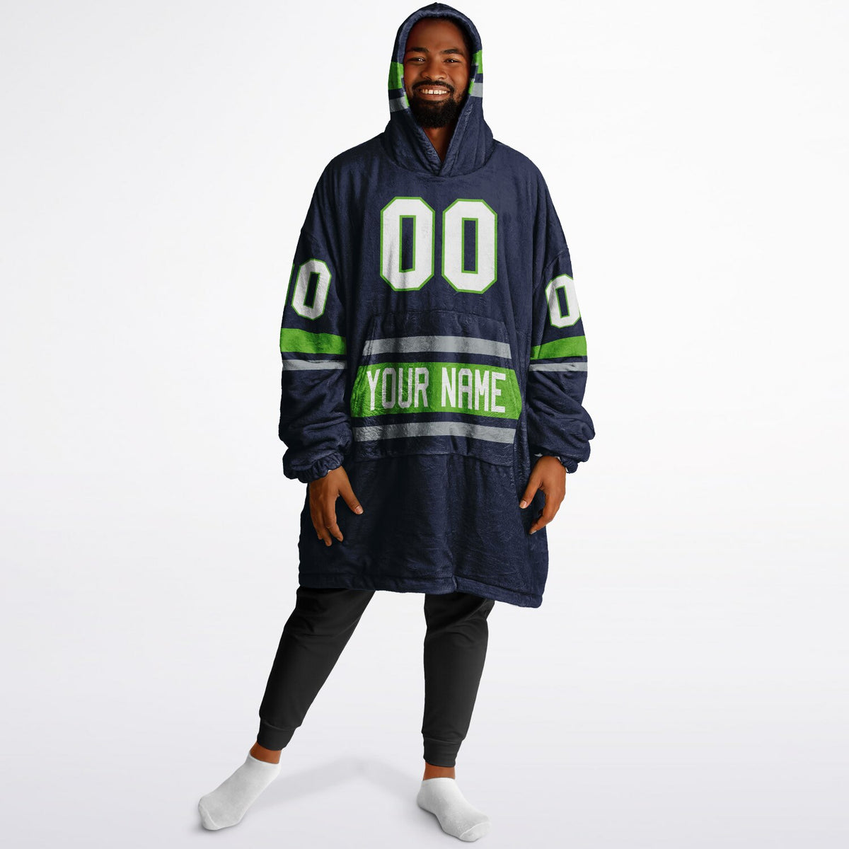 Navy/Green/Gray Superfan Reversible