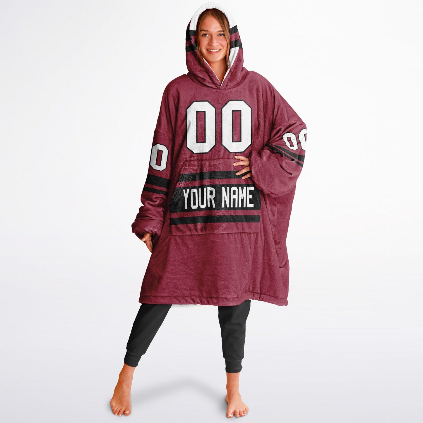 Cardinal Red/Black Superfan Reversible