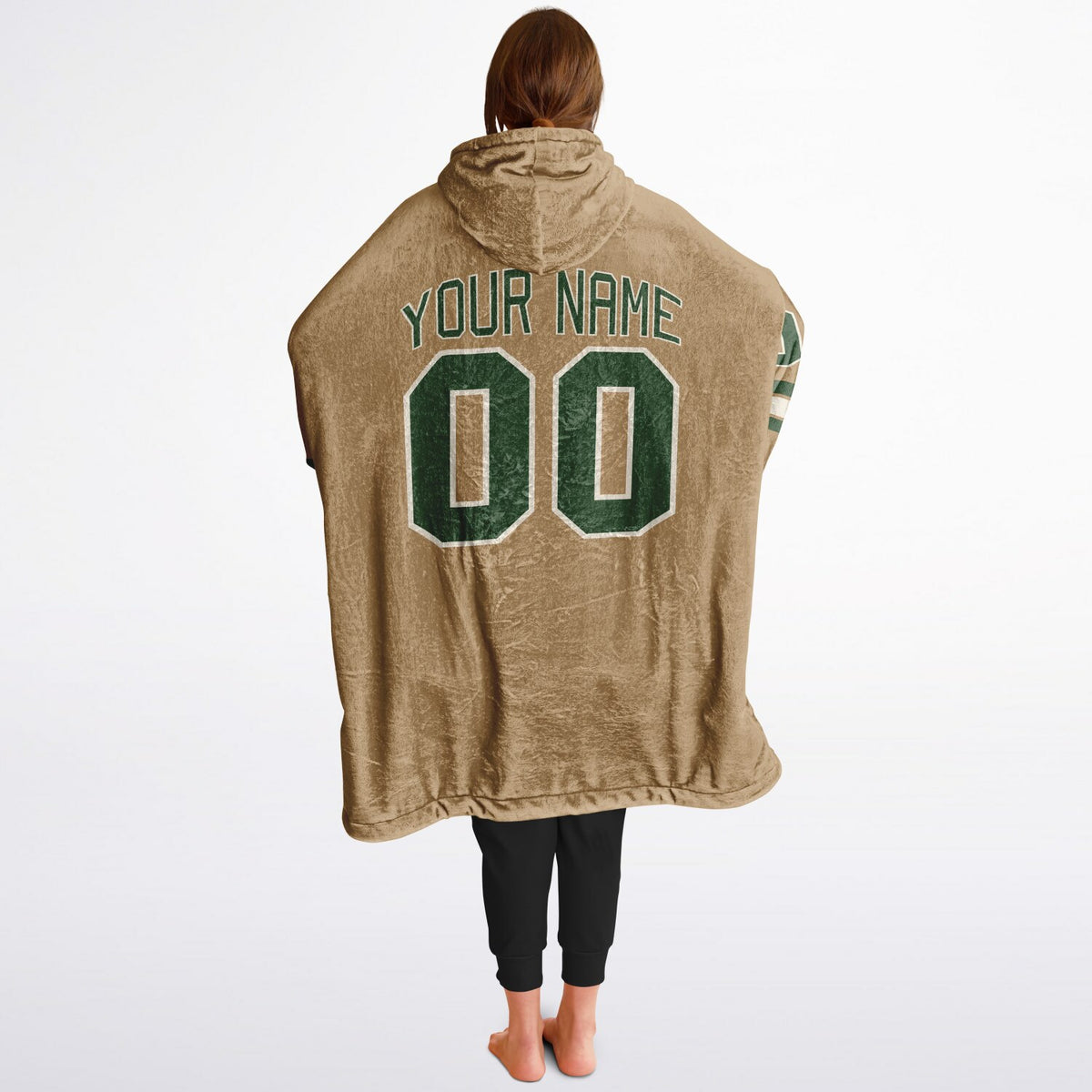 Forest Green Cream Camel Superfan Reversible