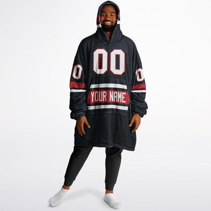 Deep Steel Blue/Red/White Superfan Reversible