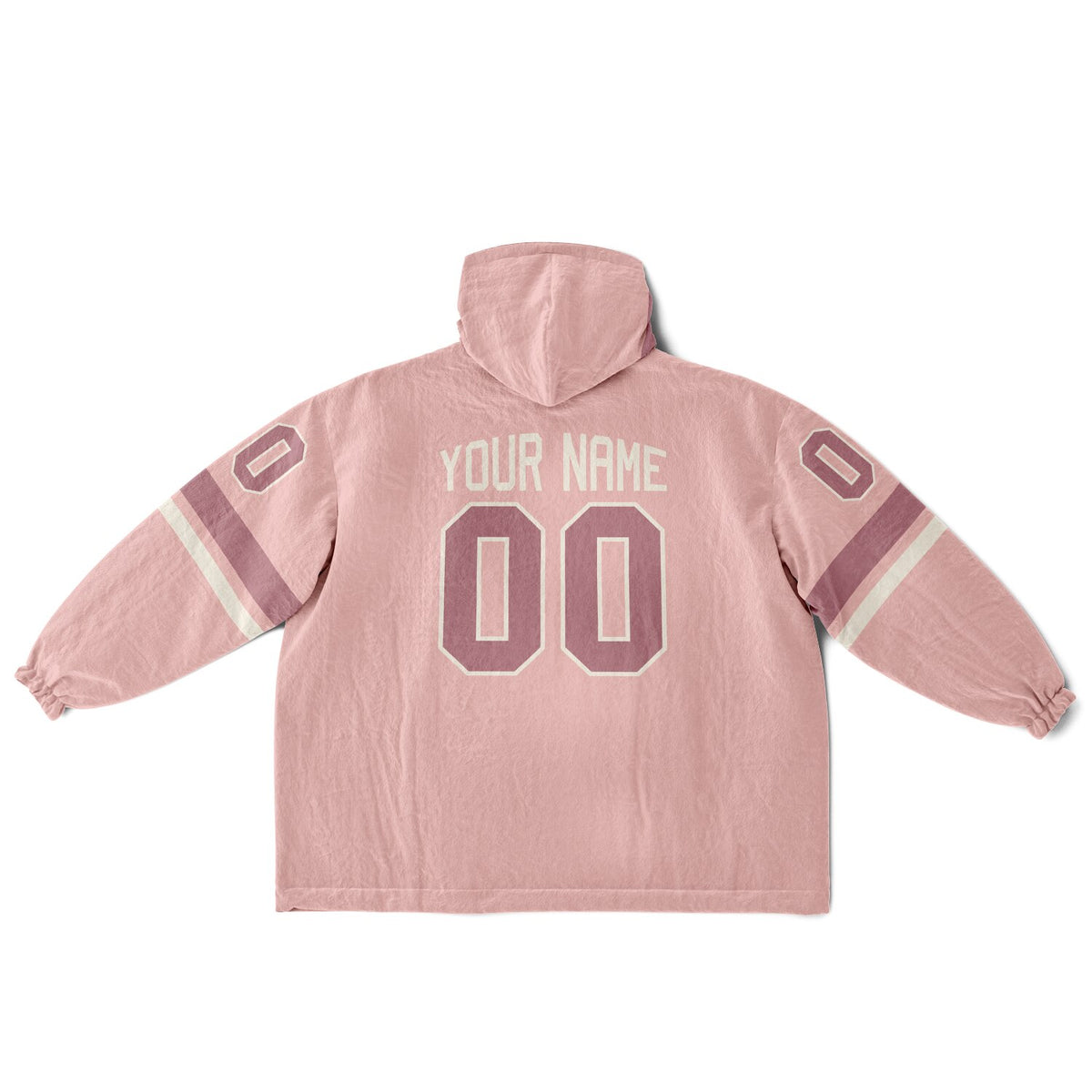 Blush Pink Cream Rose Gold Superfan Reversible
