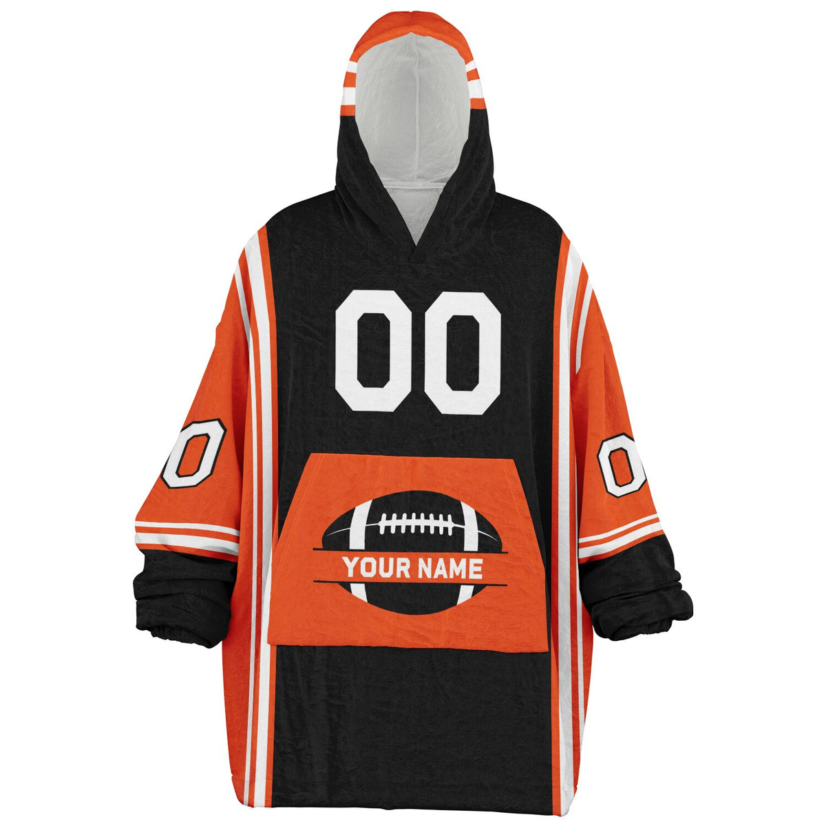Black/Orange/White Bold