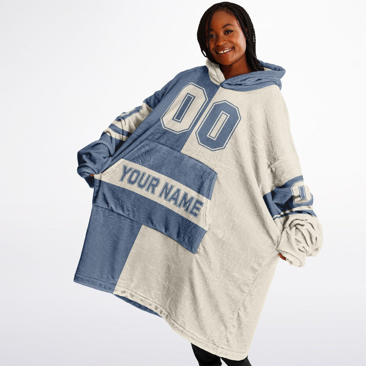 Slate Blue & Cream Halftime