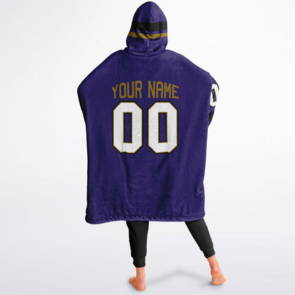 Purple/Black/Metallic Gold Superfan Reversible