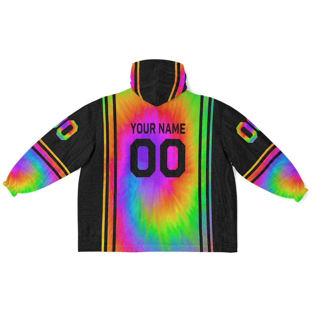Tie-Dye & Black Bold