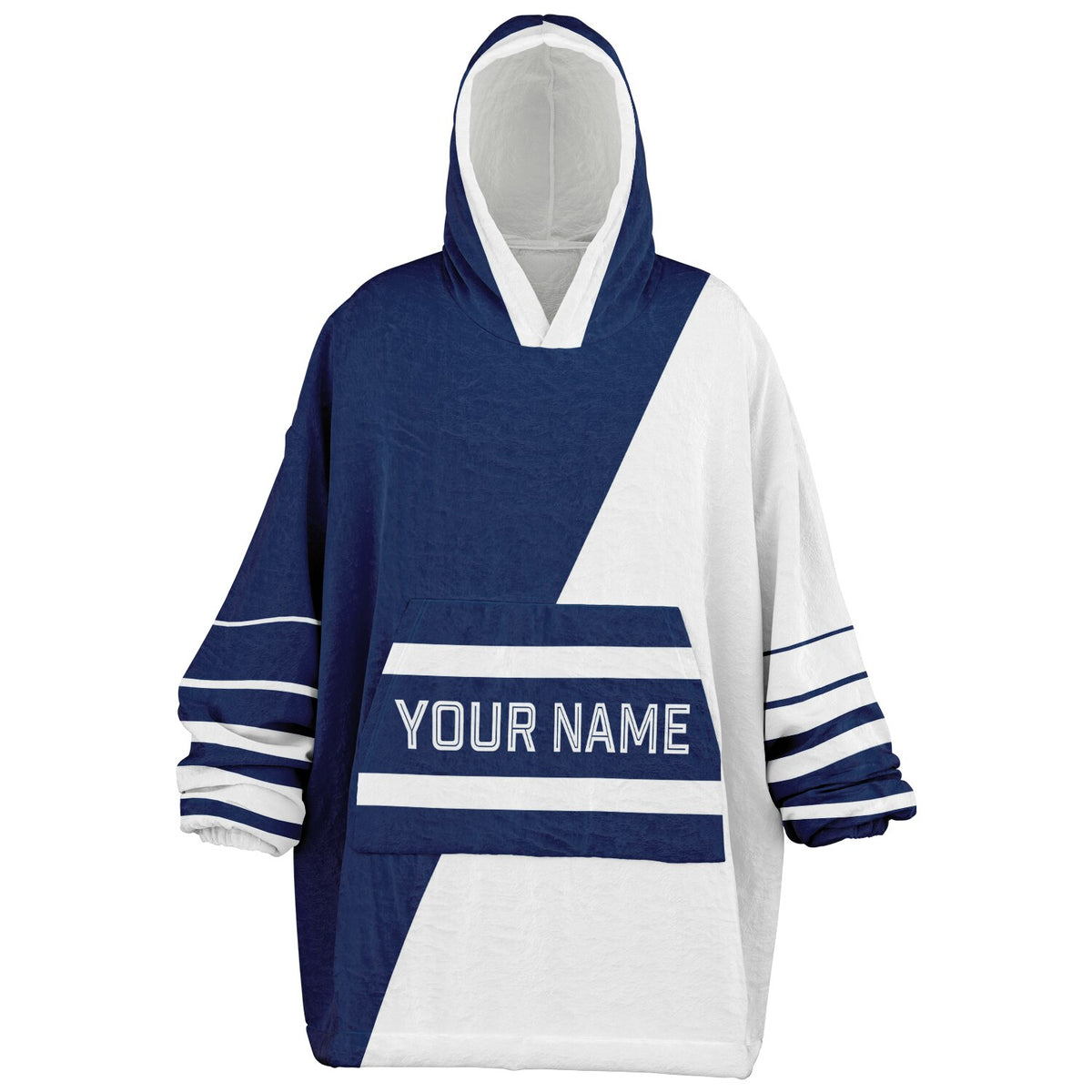 Blue & White Split Decision