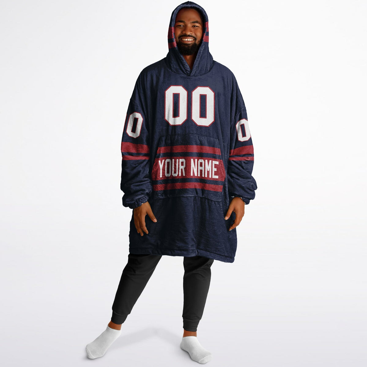 Navy & Red Superfan Reversible