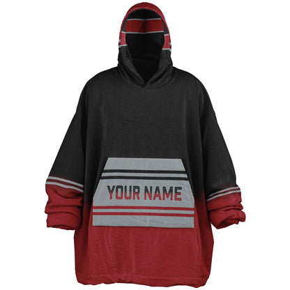 Black/Red/Silver Everyday Reversible