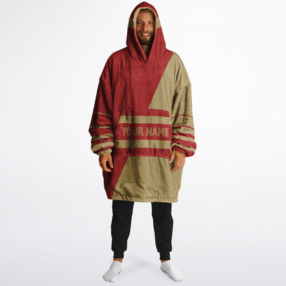 Red/Metallic Gold Everyday Reversible