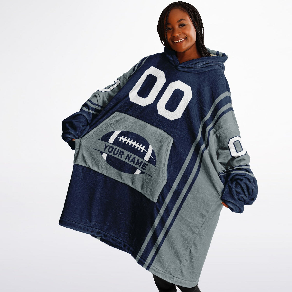 Navy/Silver Bold