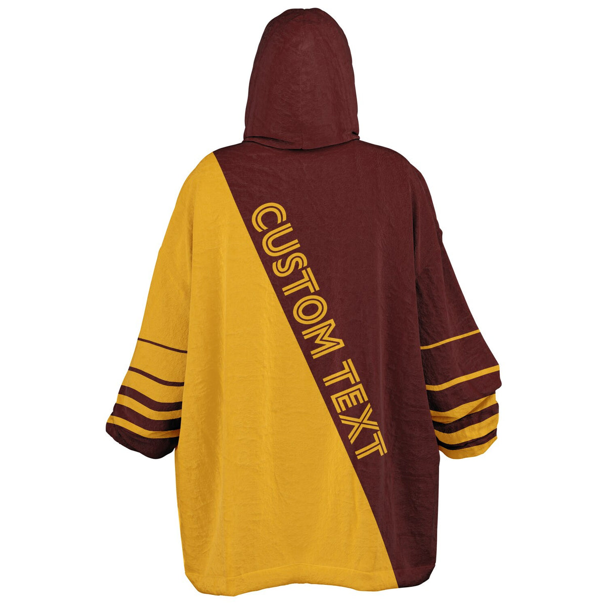 Burgundy & Gold Split Decision
