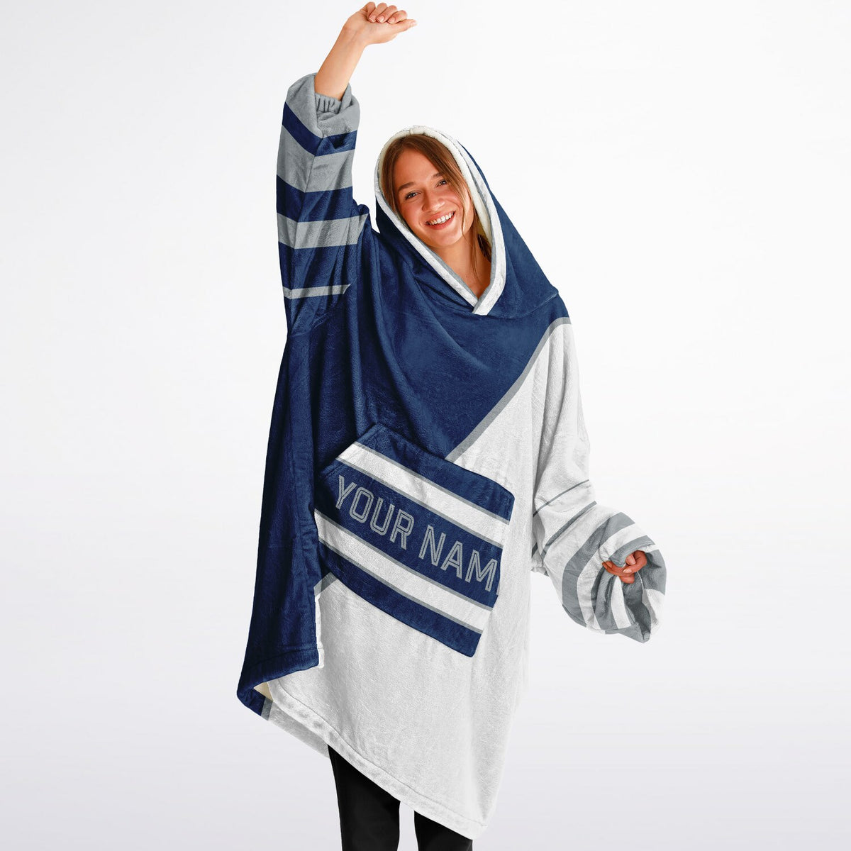Blue White Gray Split Decision