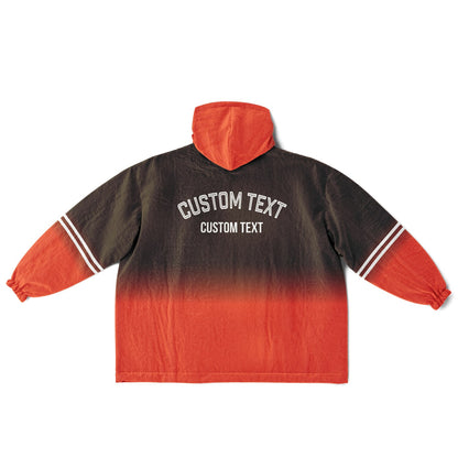 Brown/Orange/White Everyday Reversible