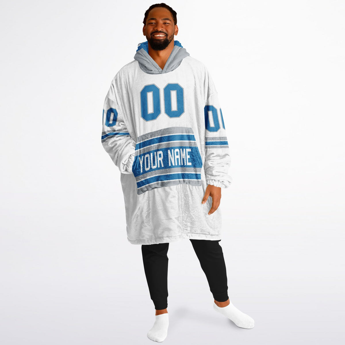 Blue/Silver/White Superfan Reversible