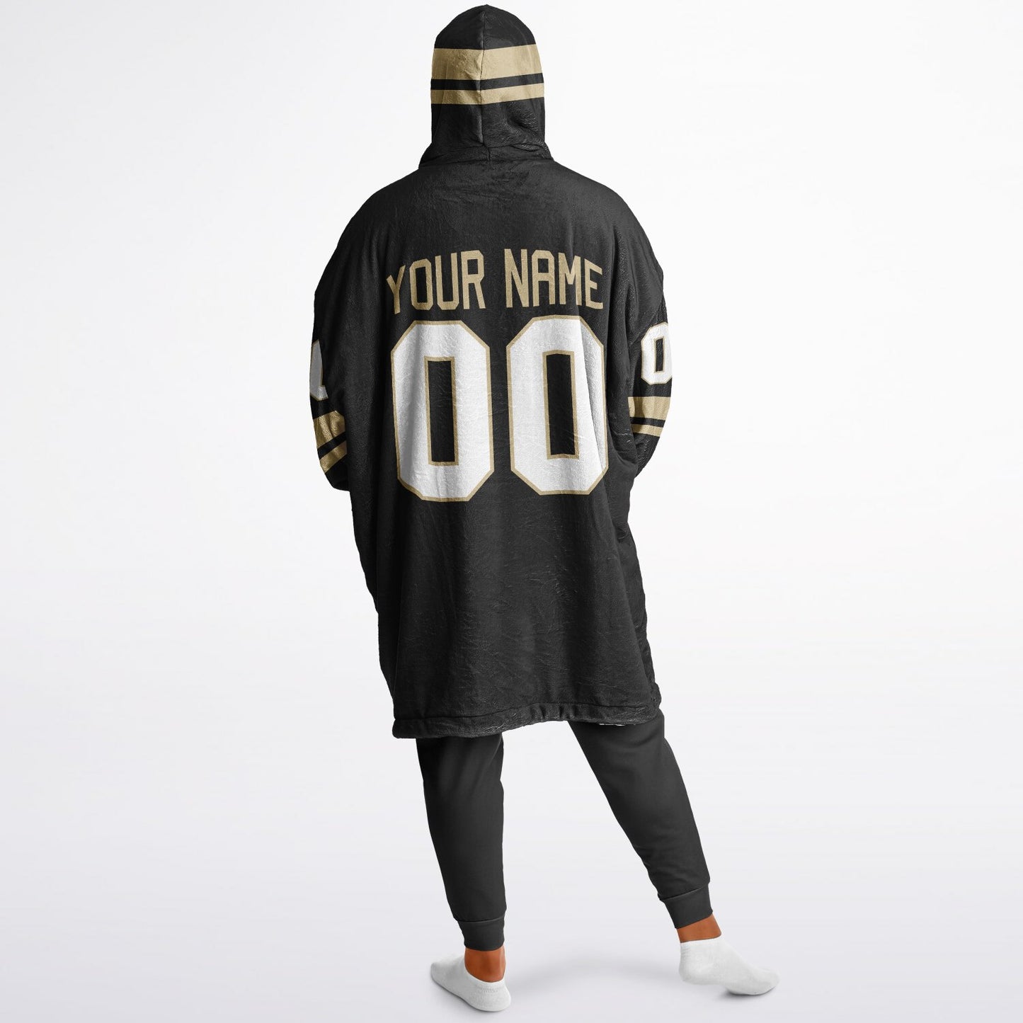 Black/Old Gold Superfan Reversible