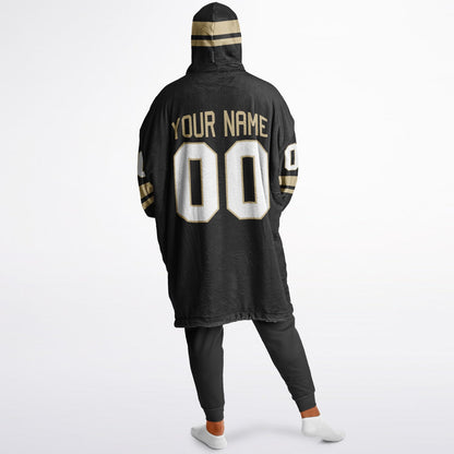 Black/Old Gold Superfan Reversible